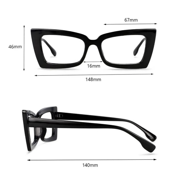 Cat eye Tortoise Optical Eyeglasses - Picture 6 of 6